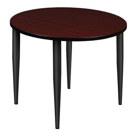 Regency Kahlo Square & Round Tables, 36 W, 36 L, 29 H, Wood, Metal Top, Mahogany TPL36RNDMHBK